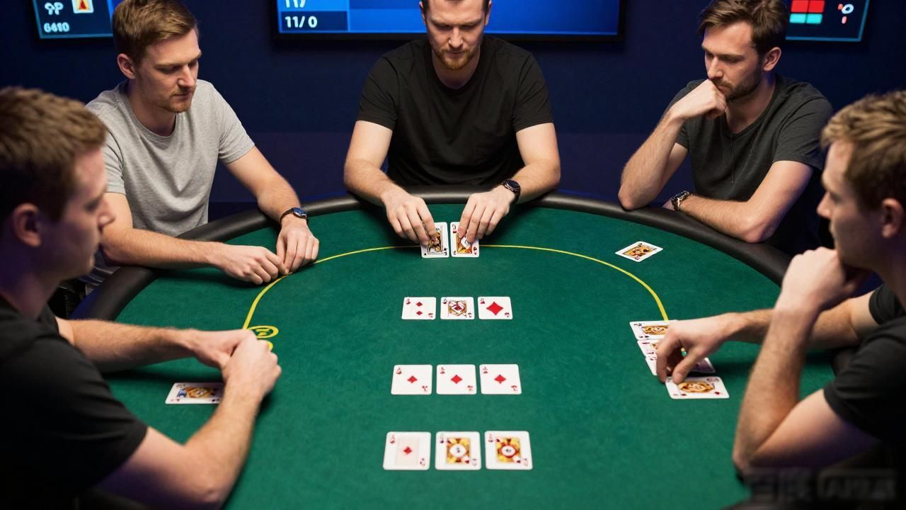HHPoker 牌桌界面